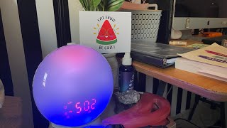 Wake Up Light Sunrise Alarm Tutorial [upl. by Nnaarat984]