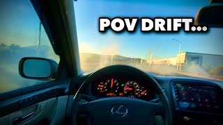 DRIFTING EVERY CORNER IN MY LEXUS LS430  POV DRIVE [upl. by Sverre]