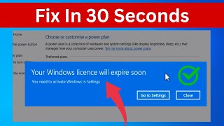 Fix Windows license Will Expire Soon In Windows 11  10  Solve Your Windows License Expire Soon [upl. by Anirtek323]