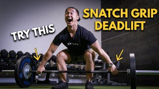 How To Do A Snatch Grip Deadlift With Eugene Teo [upl. by Hafeetal]