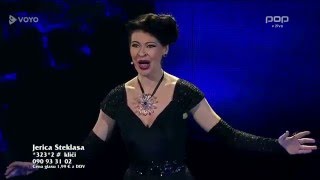 Jerica Steklasa  Slovenija ima talent Polfinale  Kraljica noči [upl. by Adnwahsal]