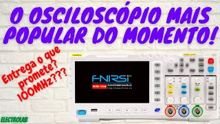 O Osciloscópio mais popular do momento FNIRSI 1014D  100MHz [upl. by Kalli631]