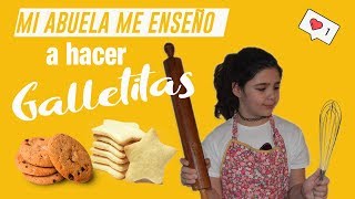 Como Hacer Galletitas Caseras Fácil para niños La Receta de la ABUELA 🍪I AlegriaConMandis [upl. by Hebbe432]