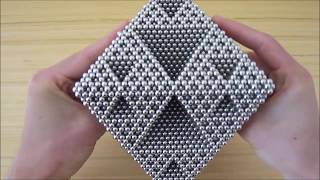 TUTORIAL Octahedron Fractal of Layered Cuboctahedron Frames Zen Magnets [upl. by Lenaj]