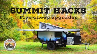 Mission Overland Summit Camper Hacks CHEAP [upl. by Quirk]