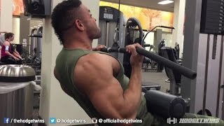 Bodybuilding Back amp Shoulders Workout hodgetwins [upl. by Aneehta253]