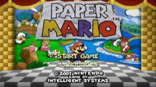 Paper Mario N64 Opening [upl. by Vaenfila323]