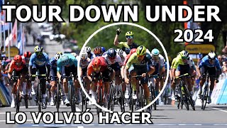 SAM WELSFORD GANA ETAPA 3  ISAAC DEL TORO SE DEFIENDE  TOUR DOWN UNDER 2024 [upl. by Diandra8]