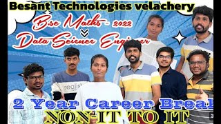 Bscmaths to Data Science Engineer2 Years career breakBest software institute in chennai [upl. by Telford808]