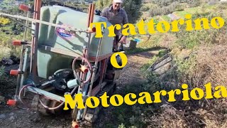 motocarriola o trattorino questo è il dilemma [upl. by Nylirrej]