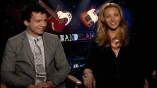 Lisa Kudrow and Gaelan Connell interview for Bandslam [upl. by Yllek]