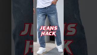 ✅✅Useful Jeans Hack That Will Change Your Life in 2024 shorts jeans mensfashion [upl. by Olsen743]