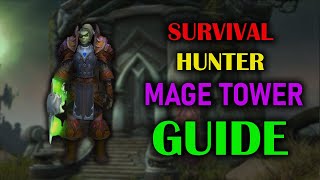 Survival Hunter  Mage Tower  Guide  Dragonflight Season 3 1025 [upl. by Jackquelin]