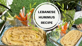 Arabic Hummus Recipe Hummus with Tahini Recipe How to make the best hummus 2 in 1 hummus amp Tahini [upl. by Inalawi59]