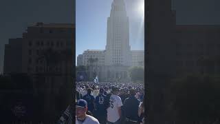 Dodger Celebration City Hall [upl. by Abrahan88]