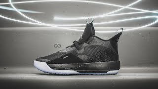 Air Jordan 33 quotUtility Blackoutquot Review amp OnFeet [upl. by Hahsi]