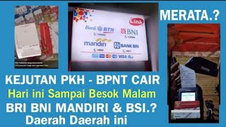 KEJUTAN CAIR BARU SAJA JUMAT KKS BANK BRI BNI MANDIRI BPNT SEPTOKT WILAYAH INI HARUS SEGERA SIMAK [upl. by Enialem]