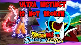 Ultra Instinct is MID and HERE IS WHY in Sparking Zero NEW Gameplay Breakdown and Analysis [upl. by Annahvas]