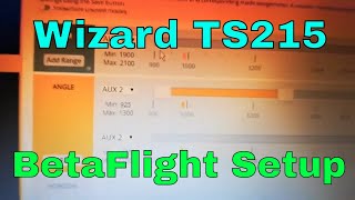 BetaFlight Setup for Eachine Wizard TS215 v3 [upl. by Maillliw]