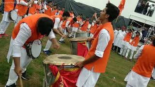 ShivGarjana Dhol Tasha Dhwaj Pathak Nagpur 2018 New shivtaal bhagwarang ganpatibapamorya besttaal [upl. by Demah137]