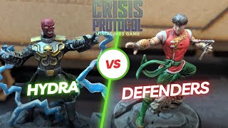 Hydra Vs Defenders  Marvel Crisis Protocol Battle Report 58 [upl. by Ody510]