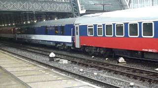 Amsterdam Centraal Polish EuroNight Jan Kiepura train [upl. by Enelehcim146]