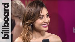 Francia Raisa on Selena Gomez Kidney Transplant amp Friendship  Billboard Women in Music 2017 [upl. by Abbi]