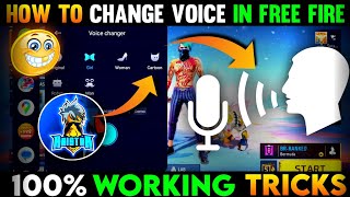 How To Change Voice In Free Fire  How To Use Voice Changer In Free Fire  Voice Changer App [upl. by Arais783]