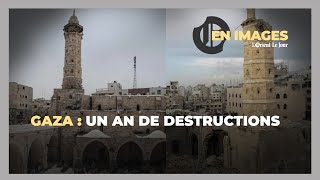 Gaza  un an de destructions [upl. by Rozalie]