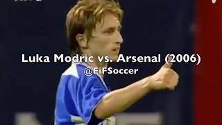 Luka Modric vs Arsenal 2006 He was only 20 years old at the time but you could alread [upl. by Joslyn717]