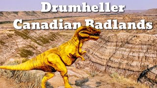 Drumheller Alberta Canadas Badlands Dinosaurs and Hoodoos [upl. by Jarek]