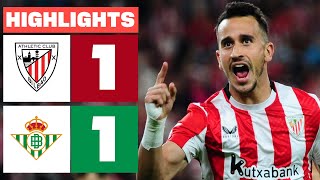 ATHLETIC CLUB 1  1 REAL BETIS I RESUMEN LALIGA EA SPORTS [upl. by Gherardo]