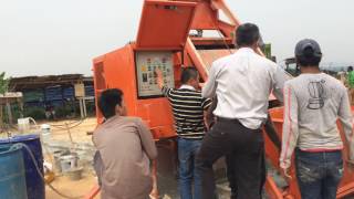 Foam concrete machine it construction site in Malaysia [upl. by Lema567]