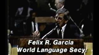 Felix Garcia  at the General Assembly of the Church of God of Prophecy  1987 [upl. by Latnahc]