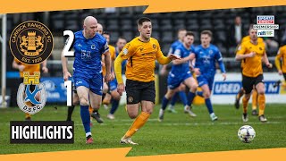 HIGHLIGHTS  Carrick Rangers 21 Dungannon Swifts [upl. by Jarvis390]