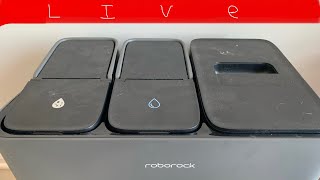 Roborock S8 pro ultra just vacuuming kitchen 3 laps [upl. by Awahsoj]