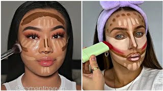 Os Melhores Tutoriais de Maquiagem das Gringas 💜New Makeup Trends 2021 [upl. by Ayalat793]