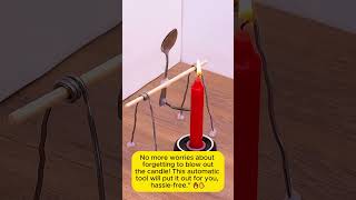 A Simple Life Hack for Safer Candle Use youtubeshort lifehacks [upl. by Lady]