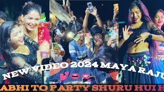 Abhi to🥰 party shuru 😻Hui hai ek ❤️video Maya Raju RK 4 dance raju dance song 😻🫣🤗😍🥰😘 [upl. by Oribel]