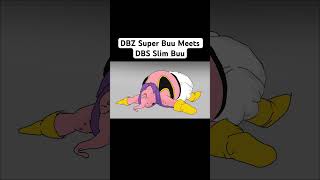 DBZ Super Buu Meets DBS Slim Buu shorts dragonball dragonballsuper [upl. by Irbmac]