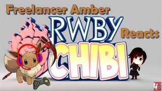 Freelancer Amber Reacts RWBY Chibi episode 10  NOTICE HER RENPAI [upl. by Ernaldus]