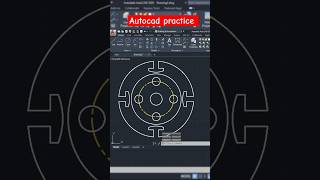 Autocad practice drawing  autocad mechanical drawing  CAD By Ankit  autocad [upl. by Ellenahc687]