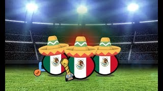 🇲🇽 HISTÓRIA DO MÉXICO NA TAÇACOPA DAS CONFEDERAÇÕES 🇲🇽COUNTRYBALLS [upl. by Wright]