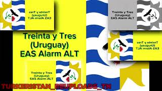 RQ treinta y Tres Uruguay EAS Alarm ALT SPR [upl. by Ynattyrb974]