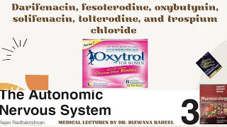 Darifenacin Fesoterodine Oxybutynin Oxytrol Solifenacin Tolterodine and Trospium Chloride [upl. by Anenahs]