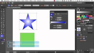 Adobe Illustrator CS6 Tutorial  Working with Gradients  InfiniteSkills [upl. by Yug]