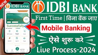 IDBI bank Mobile Banking Online Registartion 2024  IDBI Bank Mobile Banking Activation 2024 [upl. by Kuhlman]