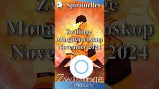 Zwillinge SPIRITUALITÄT ✨ Horoskop November 2024 [upl. by Ericha788]