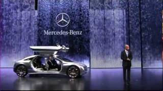 MercedesBenz 2011 F125 Hydrogen Gullwing Concept Trailer [upl. by Nylanej]