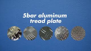 5 bar aluminum tread plate [upl. by Gent]